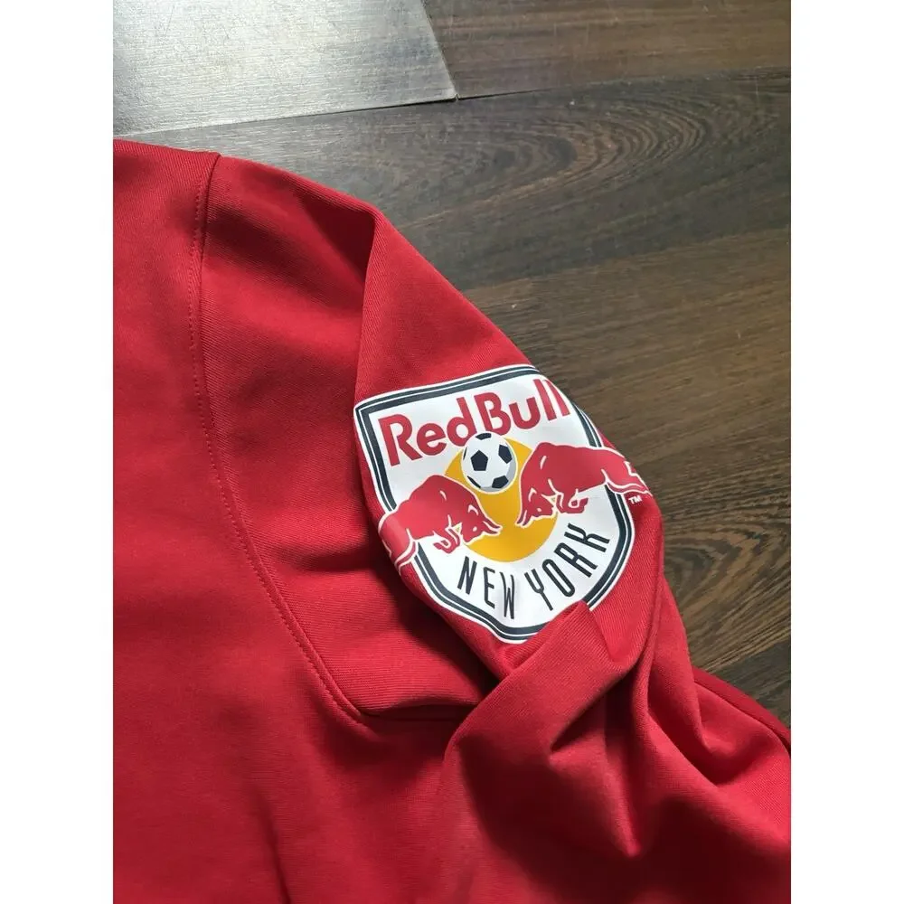 Rare Find Adidas Red Bull New York Red Men's Hoodie Size L A6N004 2014
